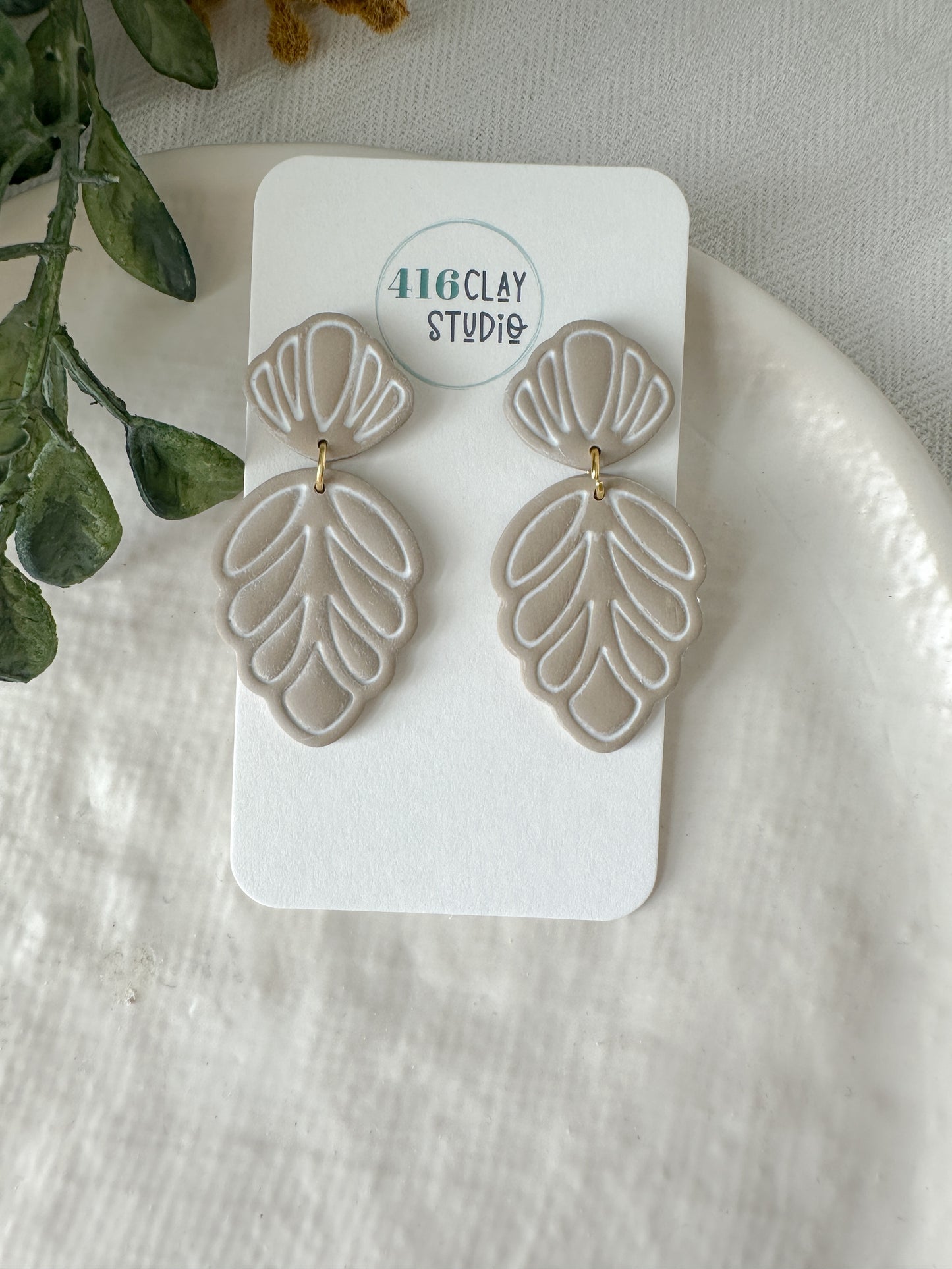 Petal Drop Earrings (four colors)