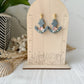 Blue Anchor Earrings