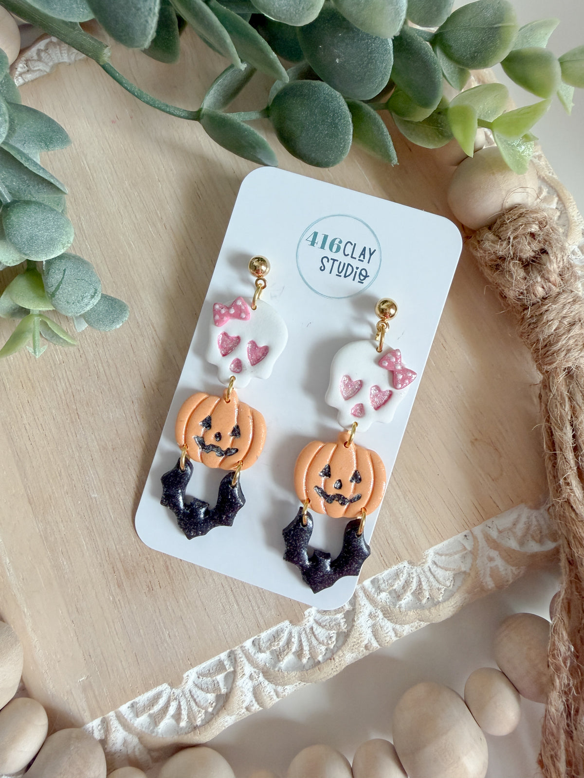 Bows and Boos Earrings