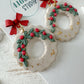 Christmas Wreath Earrings