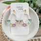 Spring Flower Drop Hoop