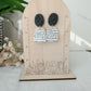 Black and White Dangle Earrings