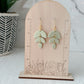 Leafy Dangle Earrings (three color options)