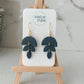 Leafy Dangle Earrings (three color options)