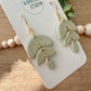 Leafy Dangle Earrings (three color options)