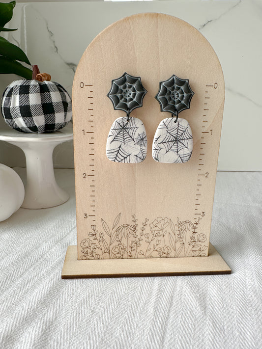 Spider Web Earrings