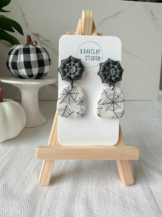 Spider Web Earrings