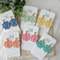 Dainty Cut Out Flower Earrings (six color options)