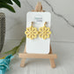 Dainty Cut Out Flower Earrings (six color options)