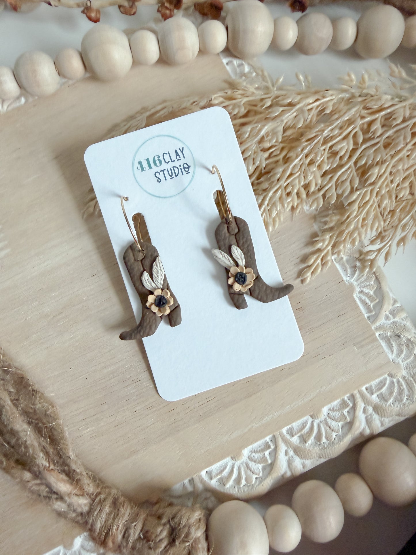 Garden Boot Earrings