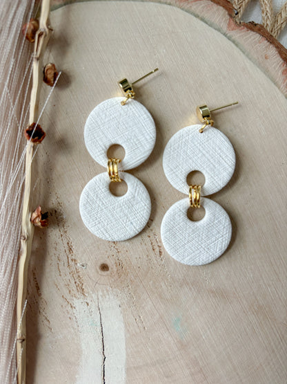 Boho Circle Link Earrings (3 Color Options)