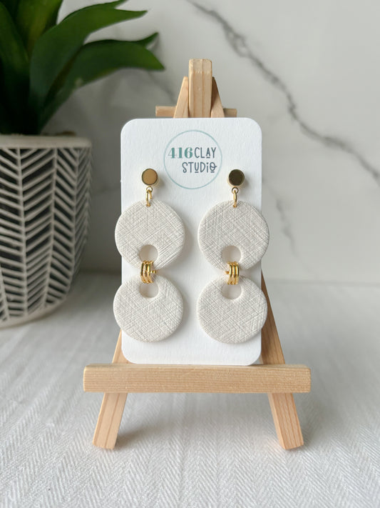 Boho Circle Link Earrings (3 Color Options)
