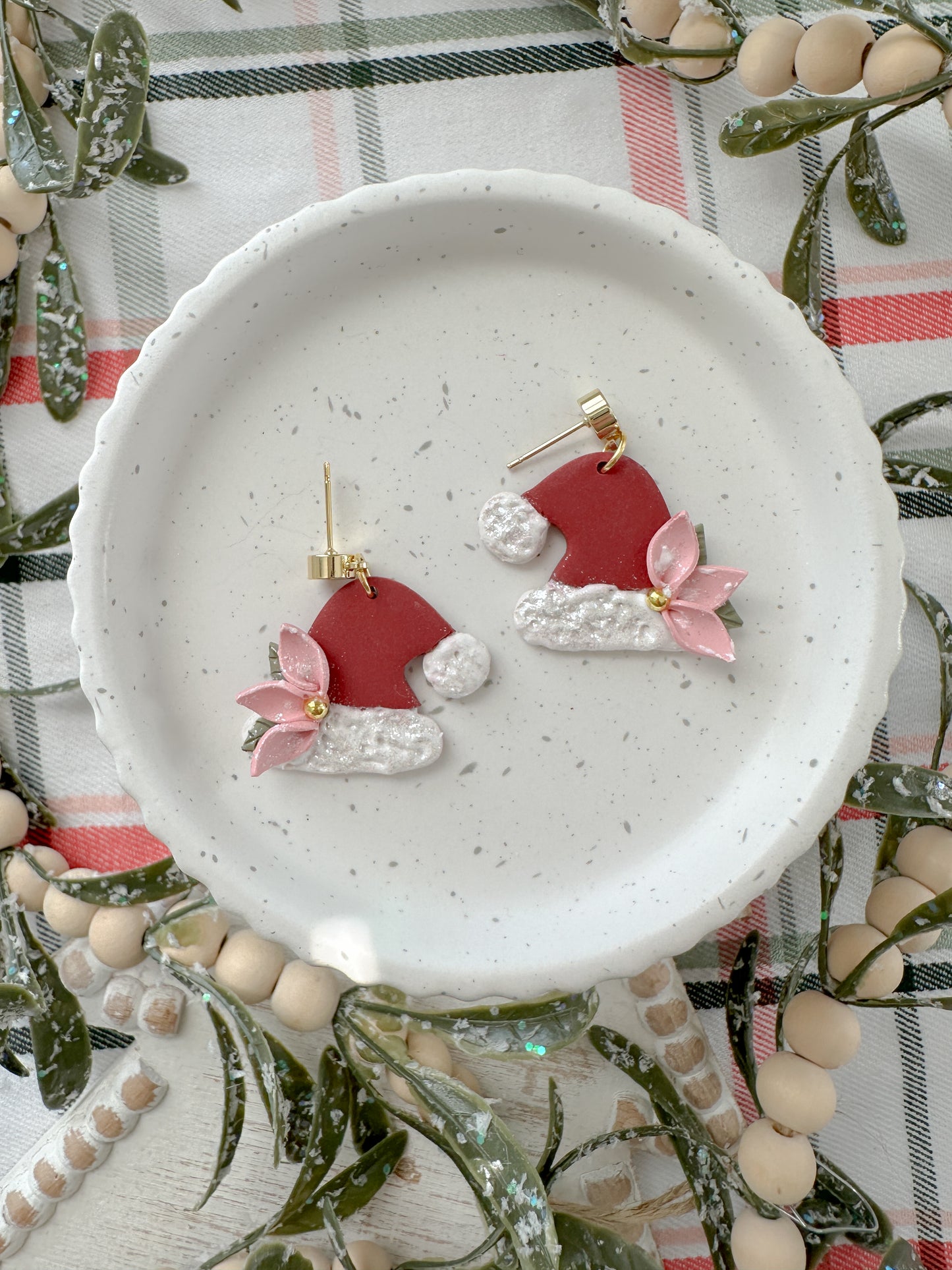 Santa Hat Earrings