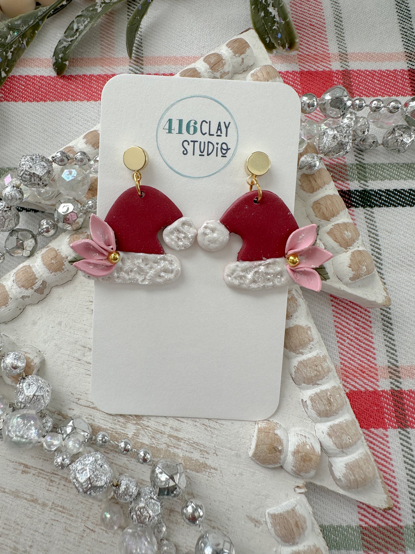 Santa Hat Earrings