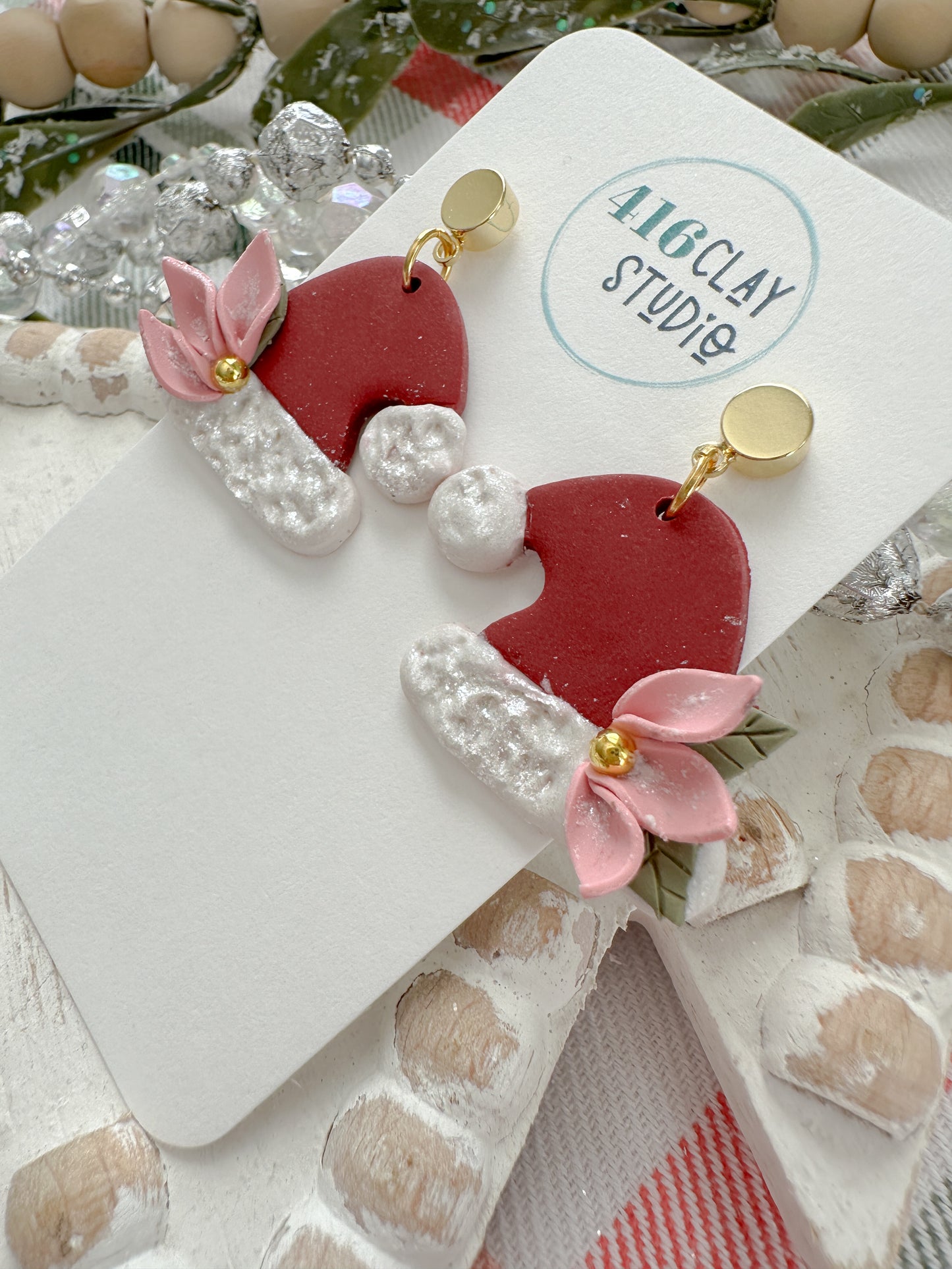 Santa Hat Earrings