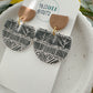 Mudcloth Dangle Earrings