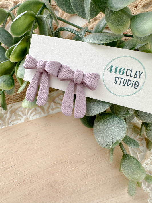 Mini Bow Stud Earrings